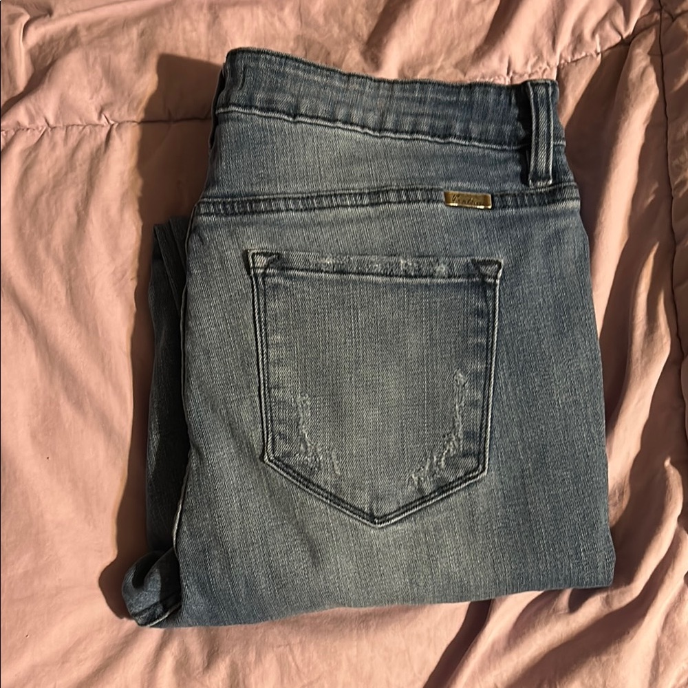 KanCan Blue Denim Jeans with Classic Twill Weave